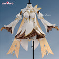 Uwowo Collab Series: Deluxe Genshin Impact Lumine Traveler Skin As Heaven and Earth Are Made Anew Cosplay Cosutme S-XL