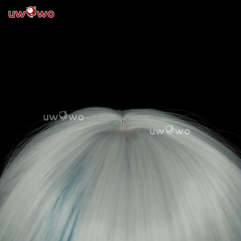 Uwowo Game Wuthering Waves Jinhsi Cosplay Wig Long Grey And Blue Hair