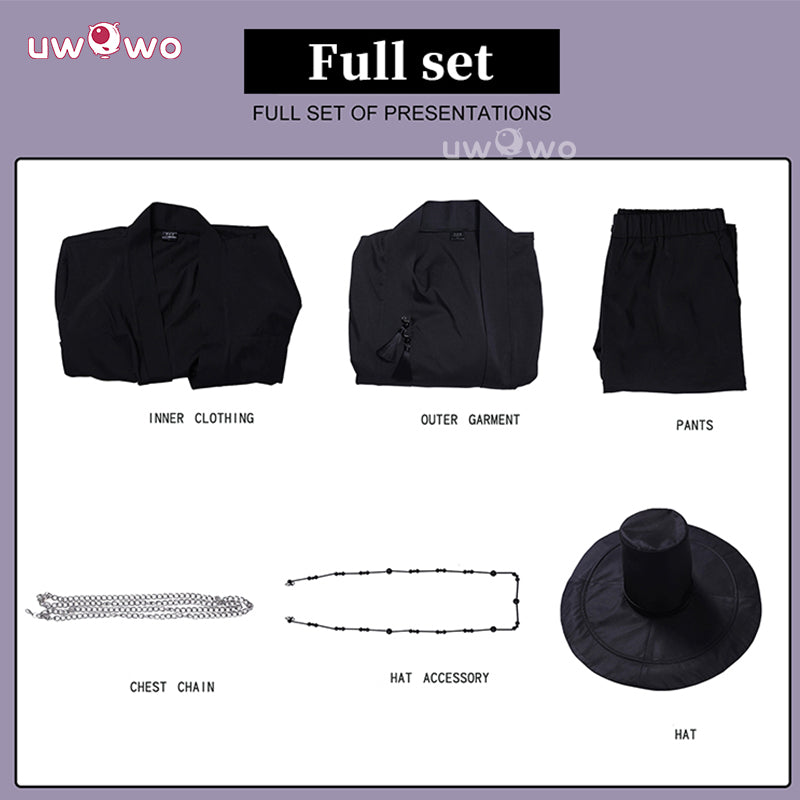 【Clearance】Uwowo Collab Series: Kpop Black Cosplay Costume XS-3XL