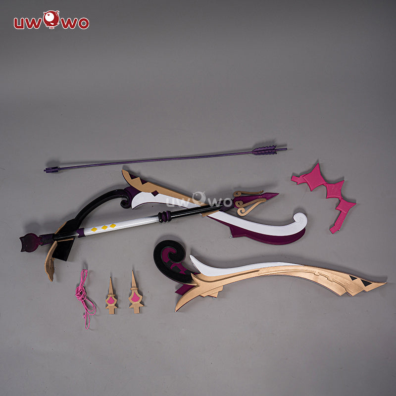 【Clearance】Uwowo Genshin Impact Weapons Lyney Props The First Great Magic Bow Arrow
