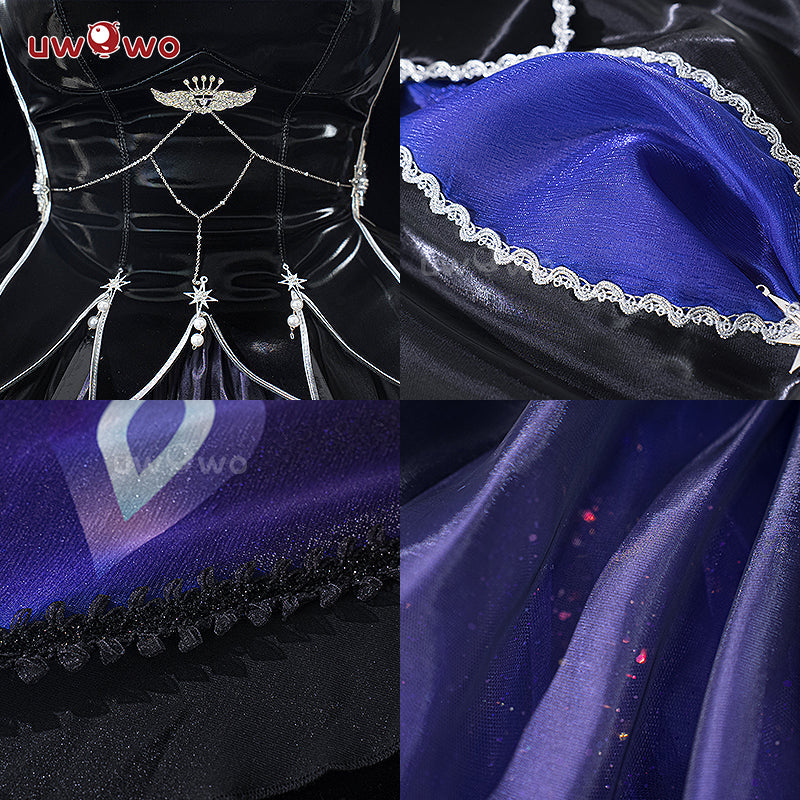 INSTOCK S-3XL Uwowo Game Honkai Star Rail Robin Black Dress Cosplay Costume