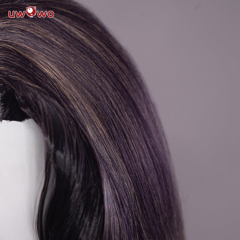 Uwowo Game Cosplay Coven Wig 75cm Purple linen Hair