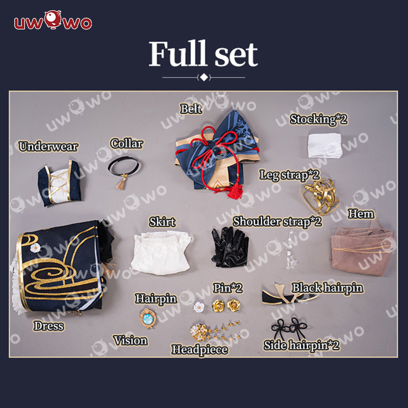 SEP PRESALE Uwowo Genshin Impact Fanart Ayaka 'Yakuza Princess' Kimono Style Cosplay Costume
