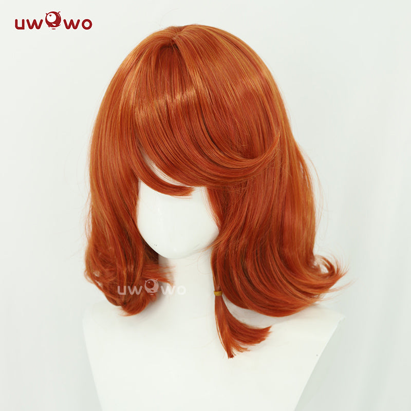 Uwowo Game Witch Bunny Champion Cosplay Wig Middle Orange Hair