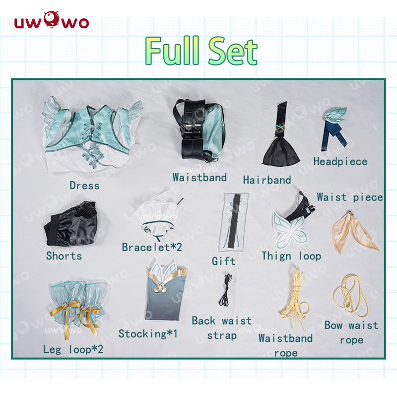 APR PRESALE Uwowo Honkai: Star Rail Fanart Firefly Chinese Style Dress Cosplay Costume S-3XL
