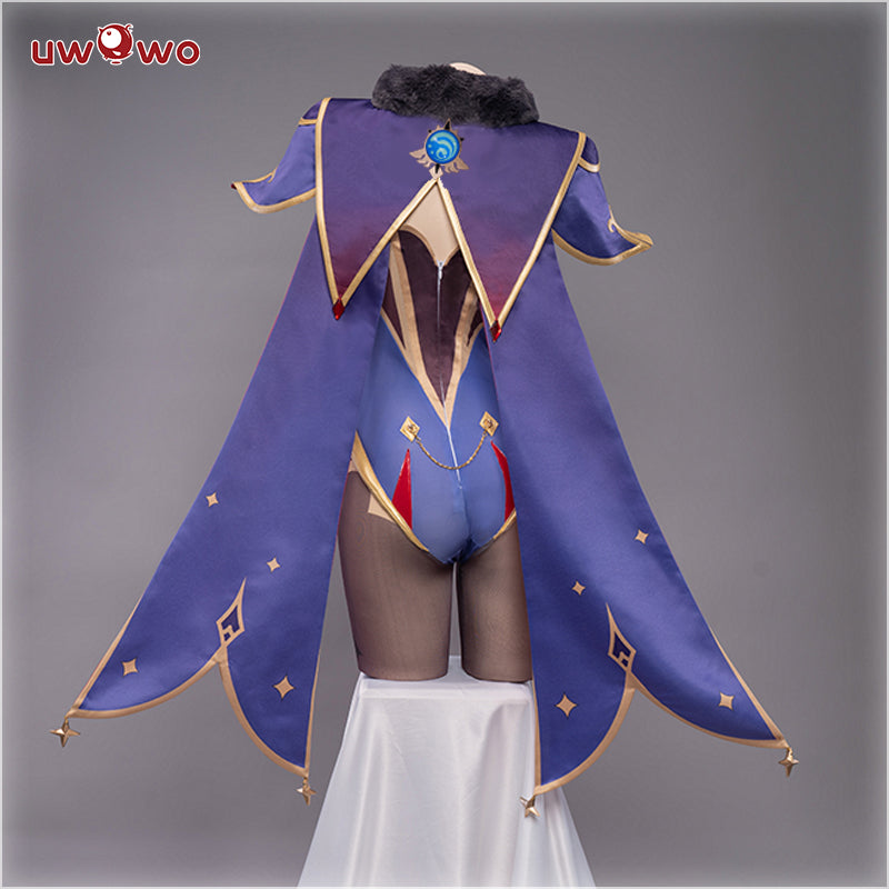 INSTOCK S-3XL Uwowo Game Genshin Impact Mona Megistus Astral Reflection Costume Cute Enigmatic Astrologer Bodysuit