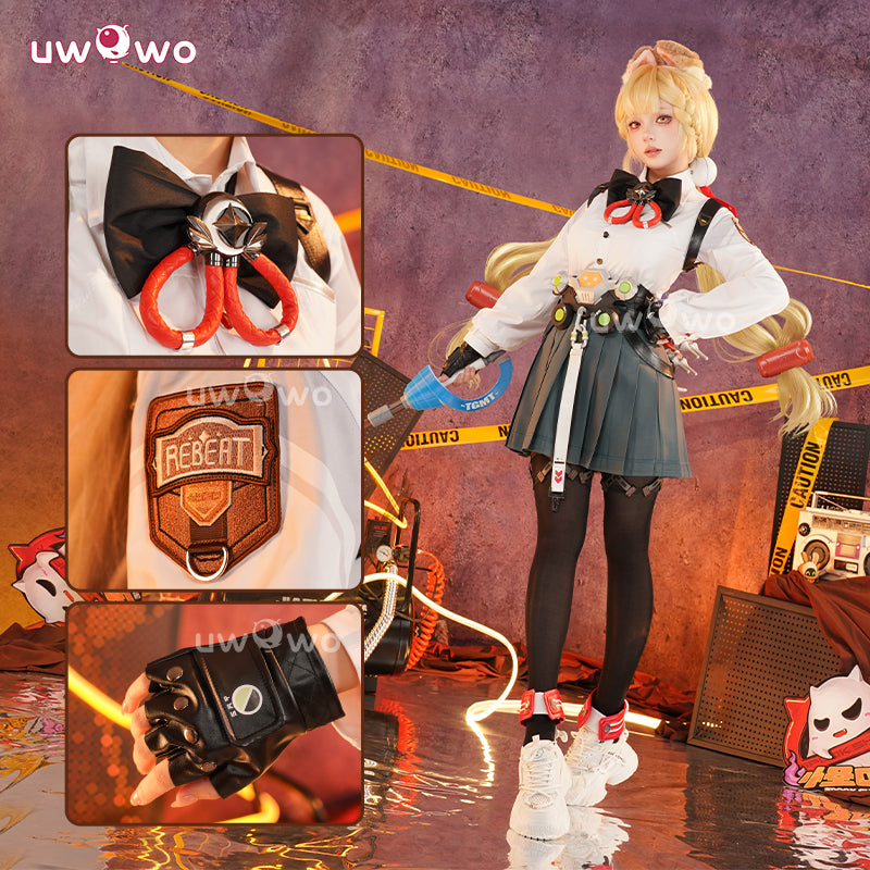 Uwowo Collab Series: Game Zenless Zone Zero Alice Rabbit Cosplay Costume S-XL