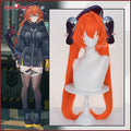 【Clearance】Uwowo Game Zenless Zone Zero Orphie Cosplay Wig Long Orange Hair