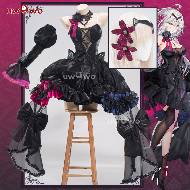 INSTOCK Uwowo Fate/Grand Order FGO Jeanne d'Arc Alter 2026 New Year Gown Cosplay Costume