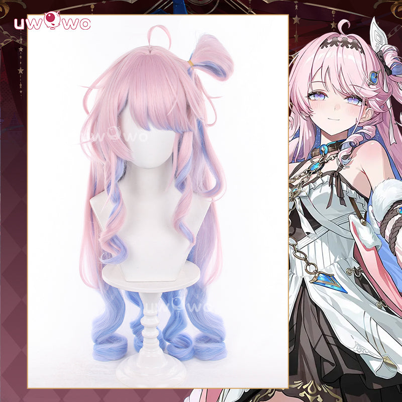 Uwowo Game Wuthering Waves Denia WuWa Cosplay Wig Long Pink Hair