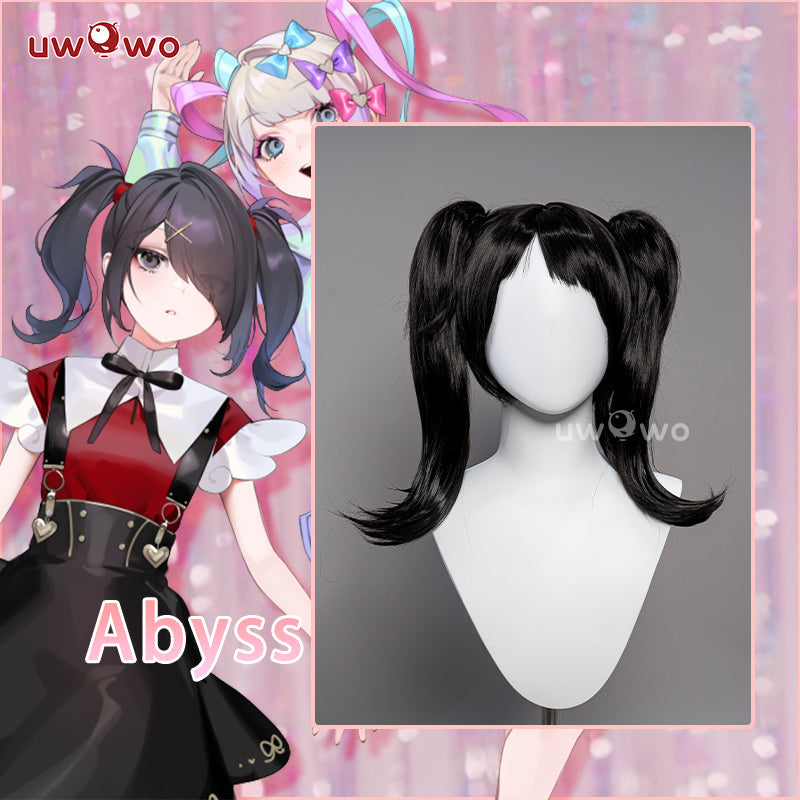 【Clearance】Uwowo Needy Streamer Overload Ame Chan Cosplay Wig Middle Dark Brown Hair