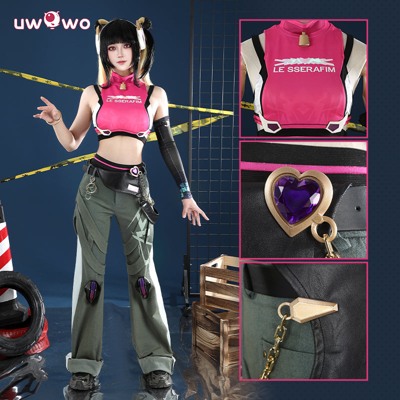 Uwowo Collab Series: Game Fearless Juno Cosplay Costume XS-XXL