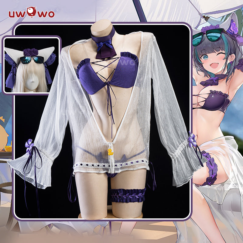 INSTOCK Uwowo Azur Lane Cheshire Swimsuit Summer Cosplay Costume