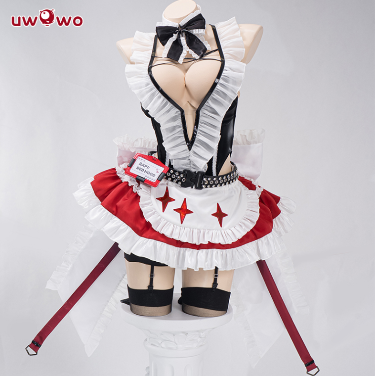 JUL PRESALE Uwowo Game NIKKE Rapi Café Maid Cosplay Costume