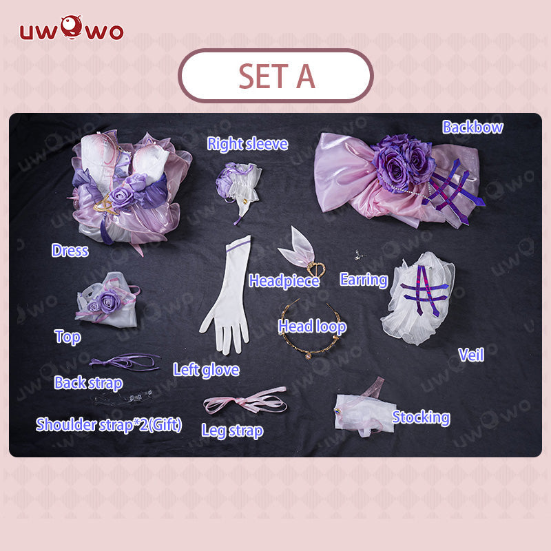 [Last Batch] Uwowo Honkai Impact 3: Elysia Fanart 'Luminous Sands' Dress Cosplay Costume