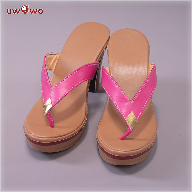 Uwowo Game Genshin Impact Inazuma Baal Raiden Shogun Cosplay Shoes