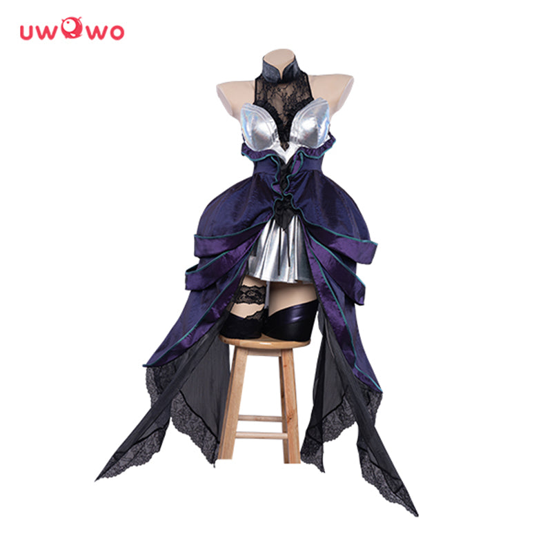 [Last Batch] 【In Stock】Uwowo Game LOL Withered Rose Syndra Cosplay Plus Size Costume