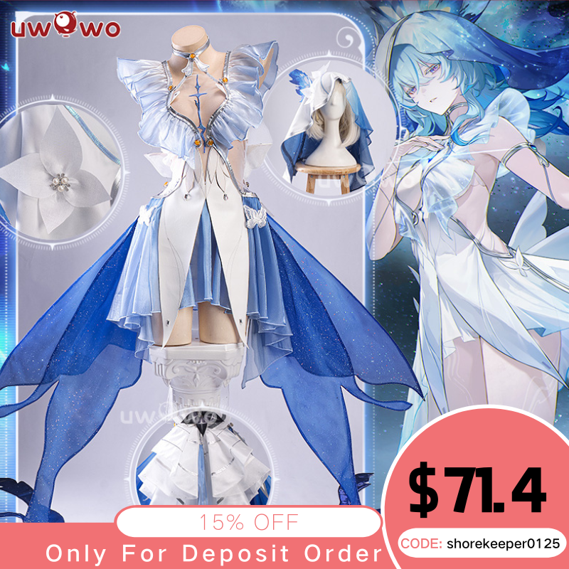 S-3XL INSTOCK Uwowo Game Wuthering Waves WuWa Shorekeeper Cosplay Costume