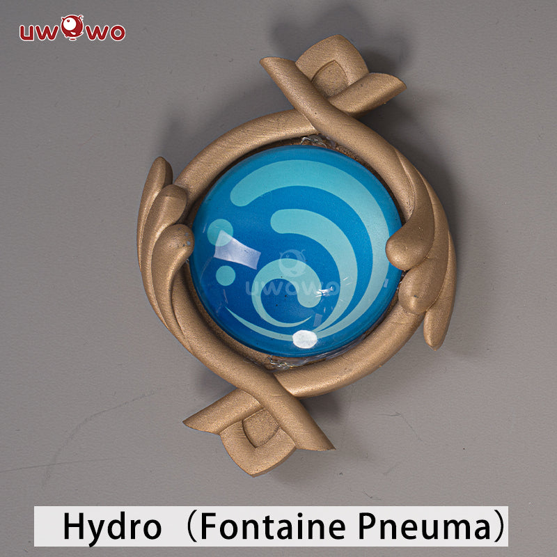 Uwowo Game Genshin Impact Visions Mondstadt/Liyue/Inazuma/Sumeru "Eye of God" Led Cosplay Props