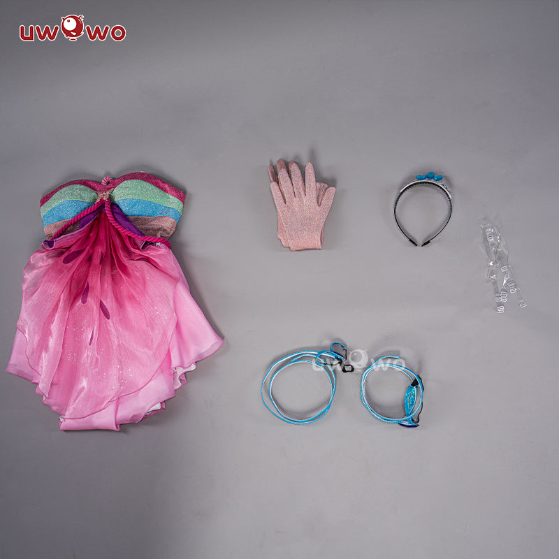 INSTOCK S-3XL Uwowo Flora Cosplay Princess Wings Cosplay Fairy Club Costumes