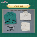Uwowo Collab Series: Anime Coco/Tetia/Riche/Onma School Uniform Anniversary Cosplay Costume XS-2XL