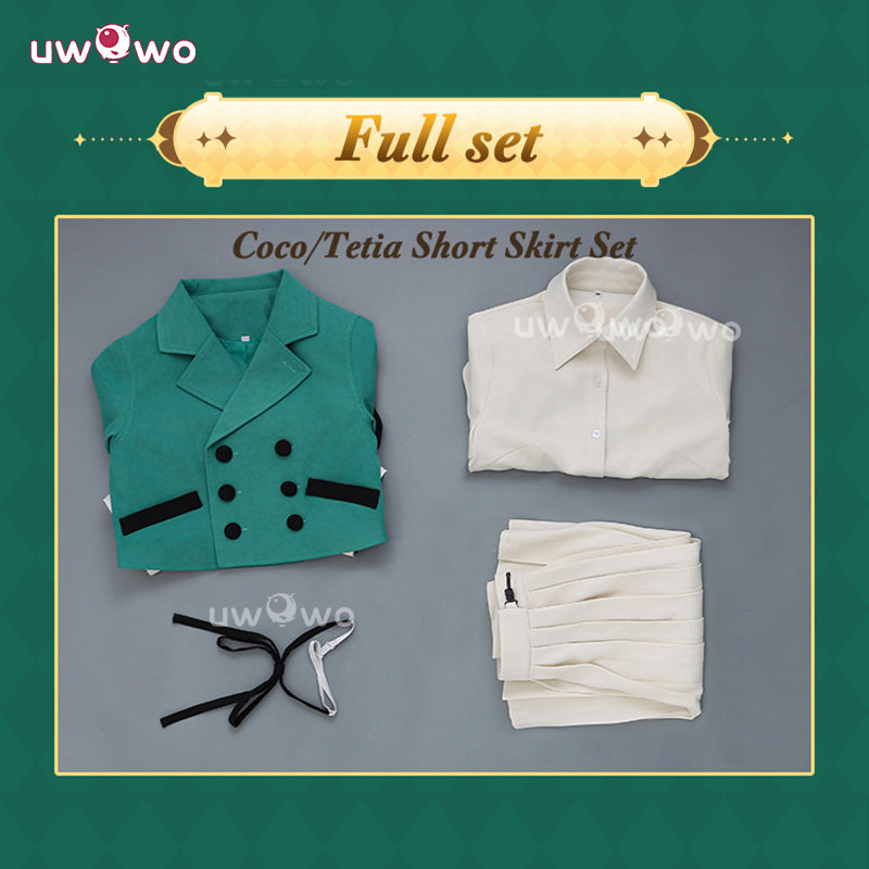 Uwowo Collab Series: Anime Coco/Tetia/Riche/Onma School Uniform Anniversary Cosplay Costume XS-2XL