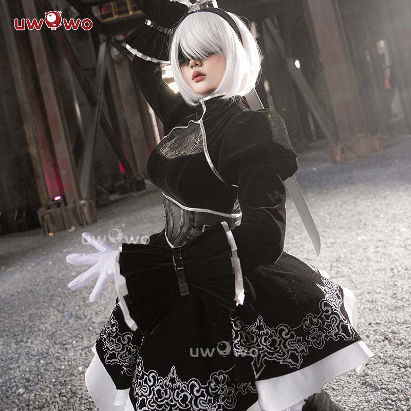 INSTOCK Uwowo A2 Past Number Two YoRHa: Pearl Harbor Descent Record Cosplay Costume