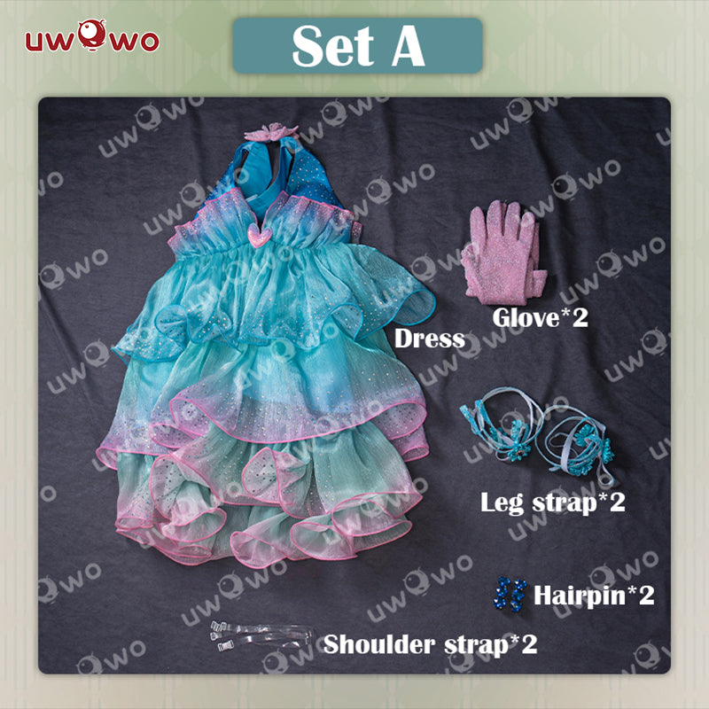 INSTOCK S-3XL Uwowo Bloom Princess Wings Fairy Club Cosplay Costumes