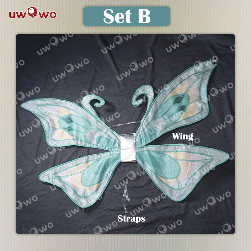 INSTOCK S-3XL Uwowo Bloom Princess Wings Fairy Club Cosplay Costumes