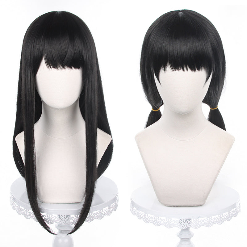 Uwowo Mange Anime Cosplay Wig Long Black Hair