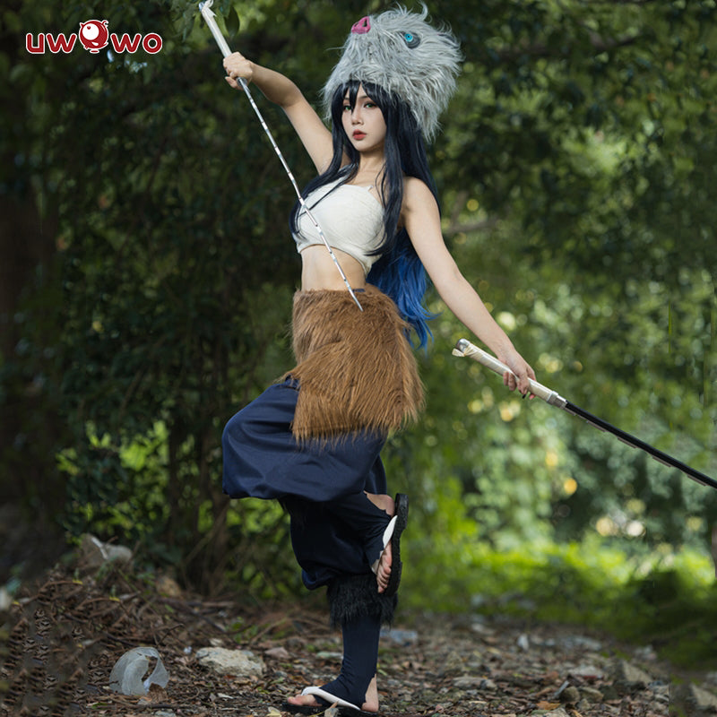 Uwowo Anime Cosplay Hashibira Inosuke Female Halloween Costume