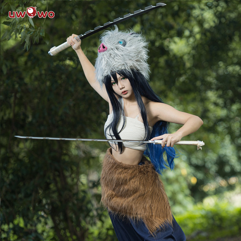 Uwowo Anime Cosplay Hashibira Inosuke Female Halloween Costume