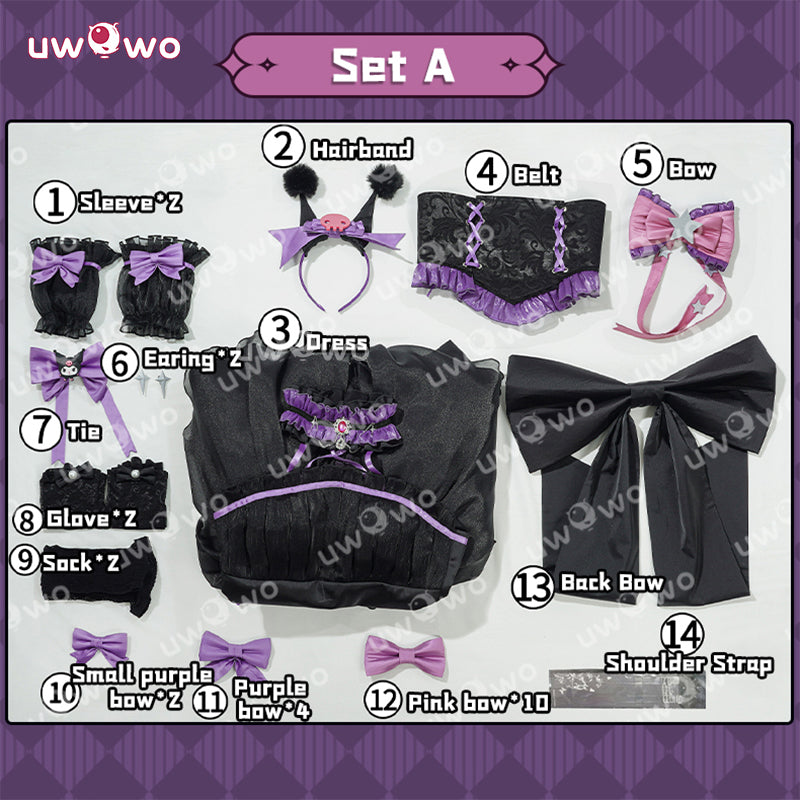 【Clearance】Uwowo Collab Series: Game Identity V Blood Queen Mary Purple Dress