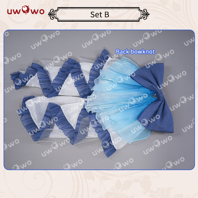 INSTOCK S-3XL Uwowo Genshin Impact Fanart Furina Focalors Hydro Archon Maid Cosplay Costume