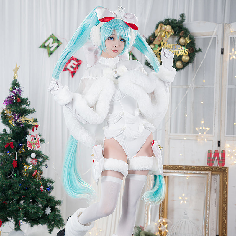 [Last Batch] 【In Stock】Uwowo V Singer SweetSweets Series White Christmas Cosplay Costume