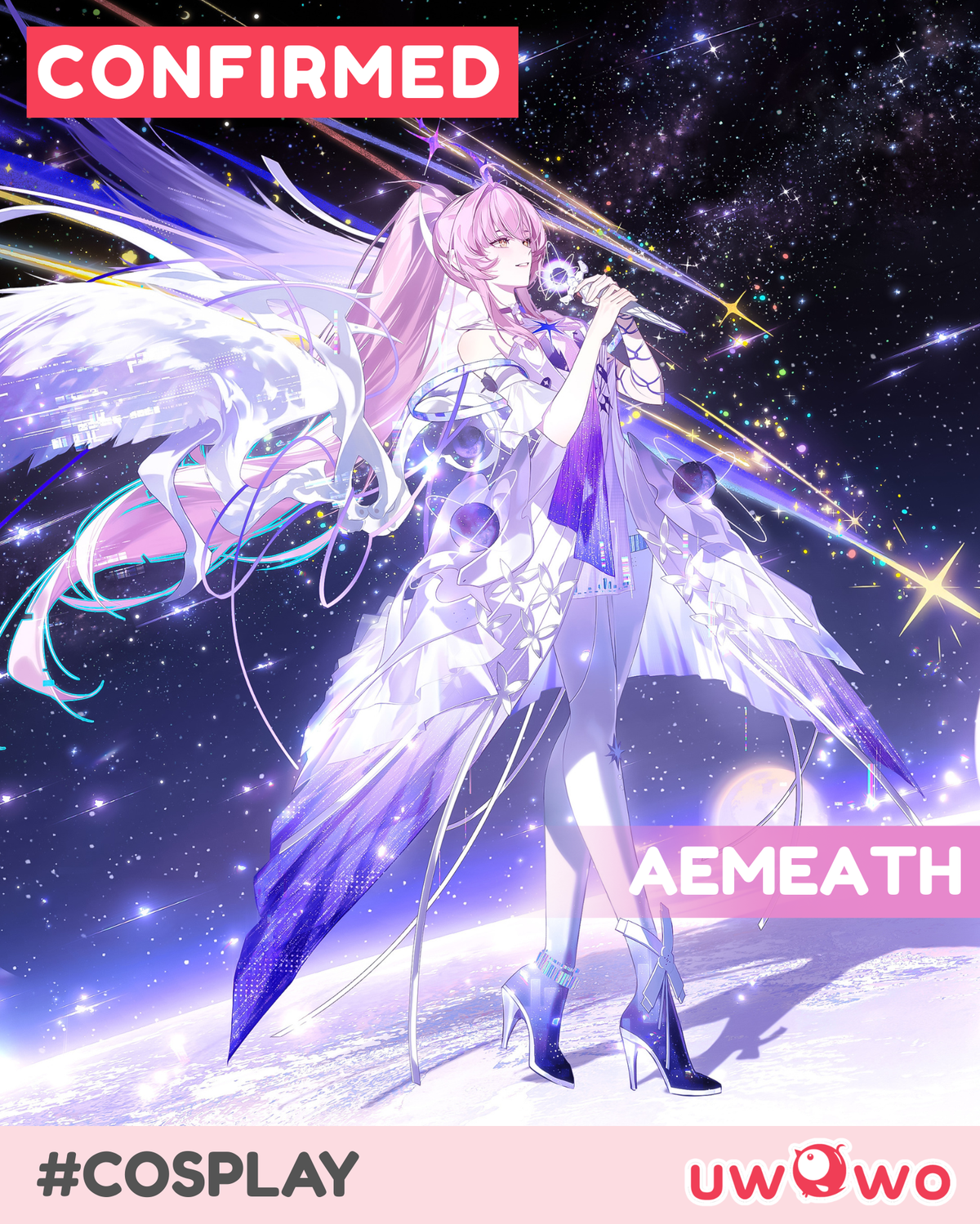 CONFIRMED Uwowo Game Wuthering Waves Aemeath Soaring Tunes Gown WuWa Cosplay Costume