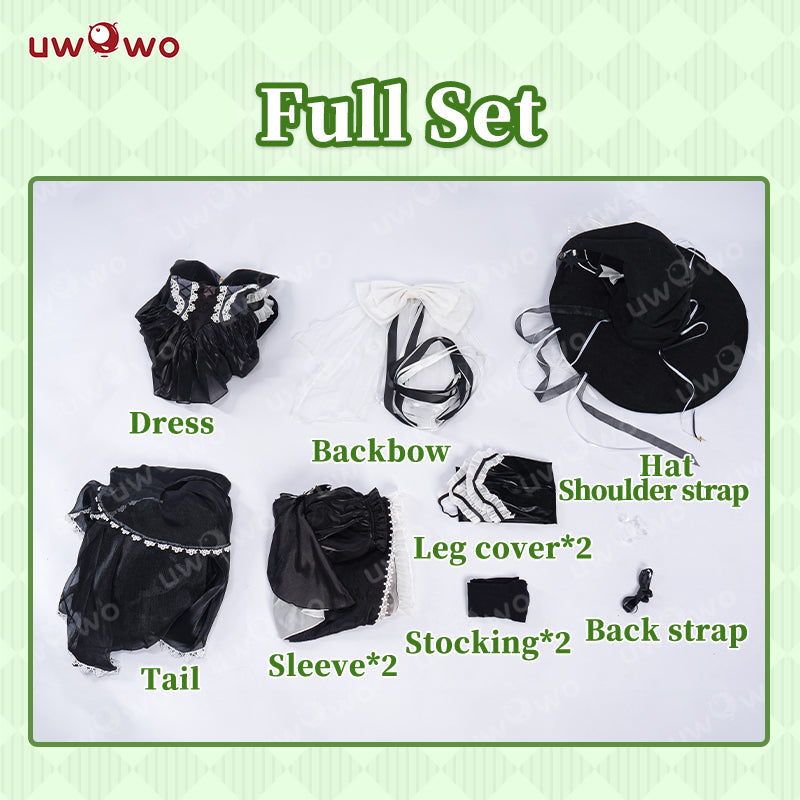 【Last Batch】INSTOCK Uwowo Code Geass: C.C. CC Black Witch Fanart Cosplay Costume