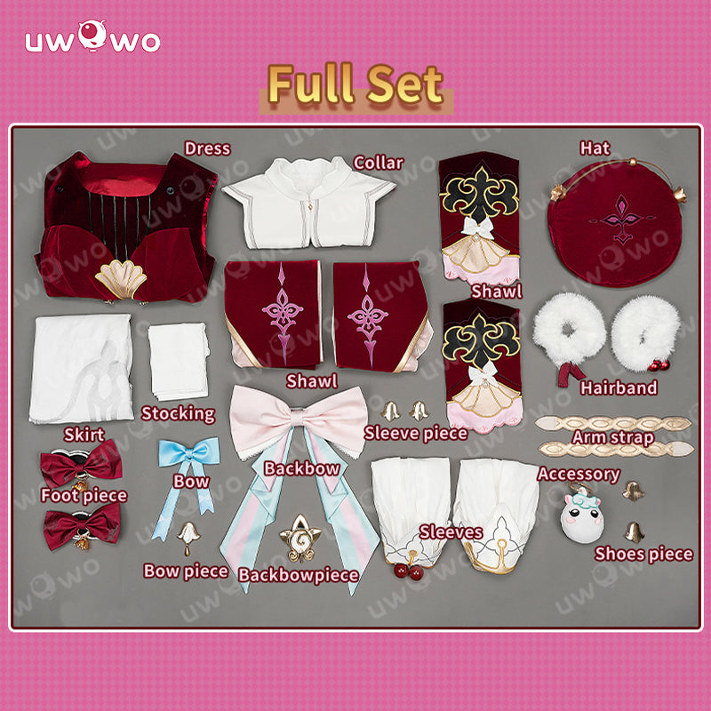 Uwowo Collab Series: Honkai Star Rail Hyacine Cosplay Costume S-XL