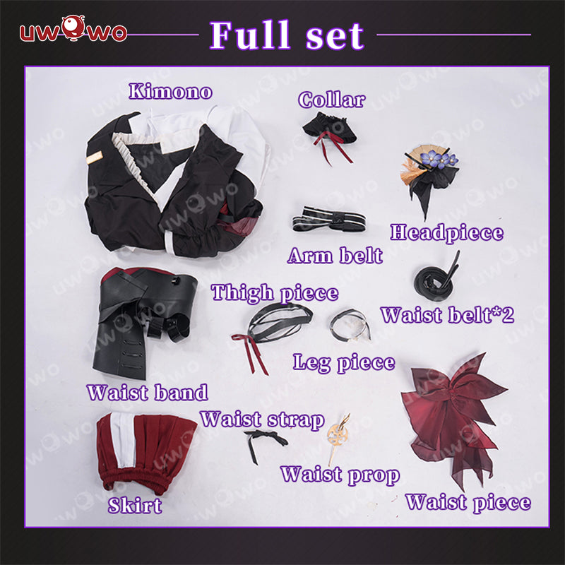[Last Batch] INSTOCK Uwowo Genshin Impact Baal Raiden Shogun Detective Fanart Casual Cosplay Costume S-3XL