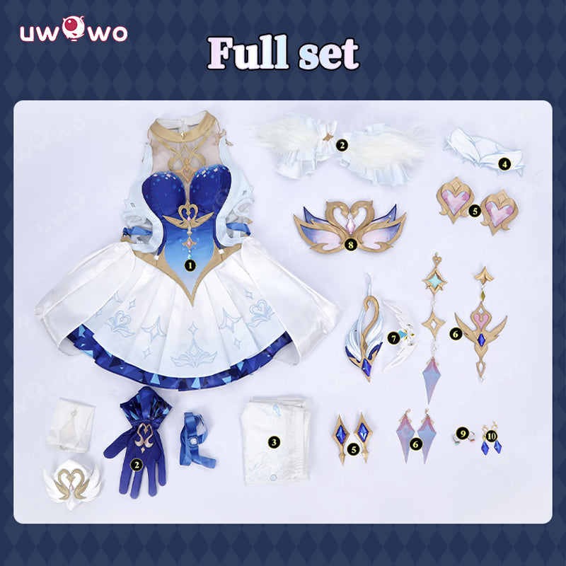 Uwowo Collab Series: Genshin Impact Odette Ballet Cosplay Cosutme XS-2XL