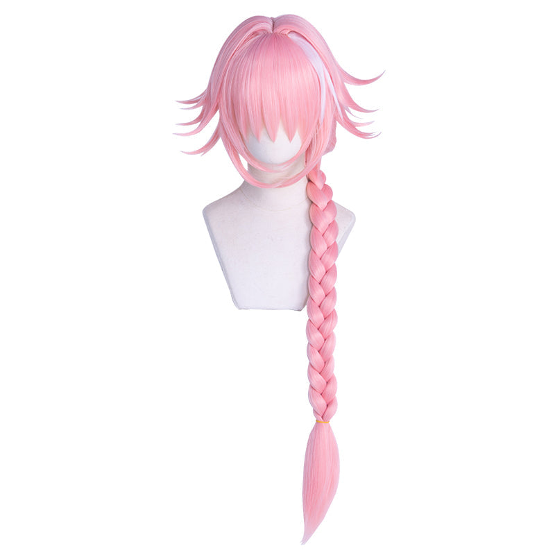 Uwowo Game Fate Grand Order/FGO Astolfo Cosplay Wig 60cm Long Pink Braid hair