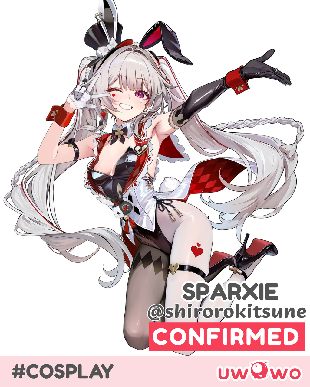 CONFIRMED Uwowo Deposit Poll - Sparxie Bunny Fanart Honkai Star Rail Cosplay Costume