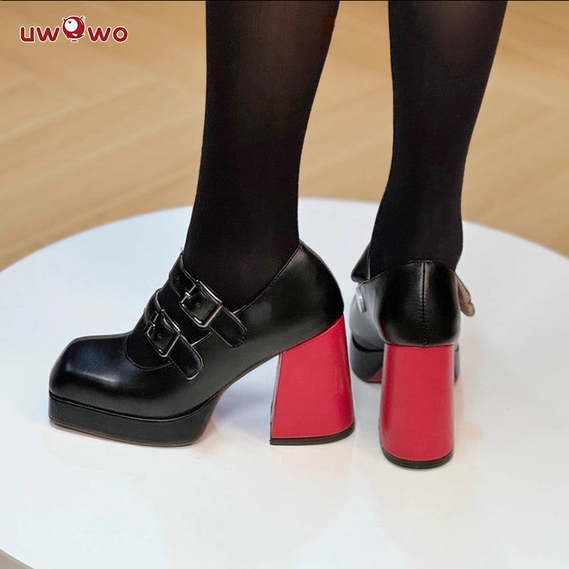 Uwowo Game Zenless Zone Zero/ZZZ Ellen Joe Maid Cosplay Shoes