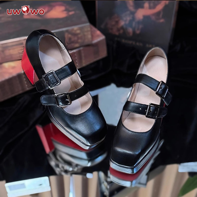 Uwowo Game Zenless Zone Zero/ZZZ Ellen Joe Maid Cosplay Shoes